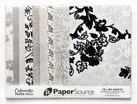 Colourific Silver No.2, Handmade, Recycled paper, 10pk | PaperSource