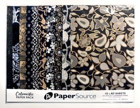 Colourific Black No.1, Handmade, Recycled paper, 10pk | PaperSource