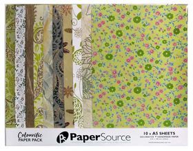 Colourific Green No.1, Handmade, Recycled paper, 10pk | PaperSource