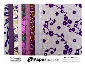 Colourific Purple No.1, Handmade, Recycled paper, 10pk | PaperSource