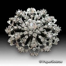 Embellishment | Trim Crown Crystal Diamante Cluster T44 50x50mm | PaperSource