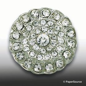 Embellishment | Brooch Crown, 37x37mm, A Grade Czech Crystal Diamantes for maximum sparkle | PaperSource