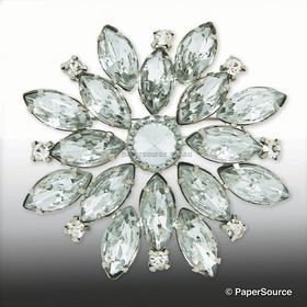 Embellishment | Brooch Crystal, 54x54mm, A Grade Czech Crystal Diamantes for maximum sparkle | PaperSource
