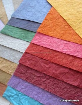 Colourific Pack Crush - pack of 30+ handmade, recycled papers in a fantastic mix of colours | PaperSource