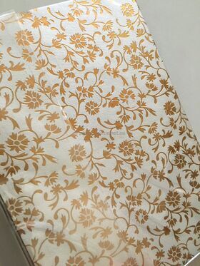 Colourific | Gold Eternity 30 sheets of A5 size, handmade recycled gold themed paper in Embossed, Foiled, Glitter and patterned styles | PaperSource