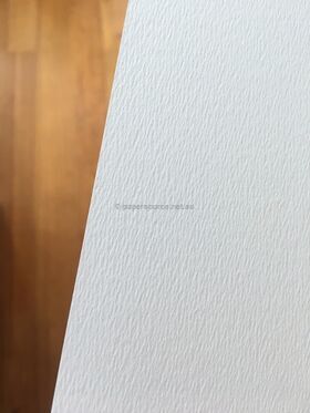 Rives | Bright White, Felt Marked Texture, Matte, Laser Printable A4 320gsm Card | PaperSource