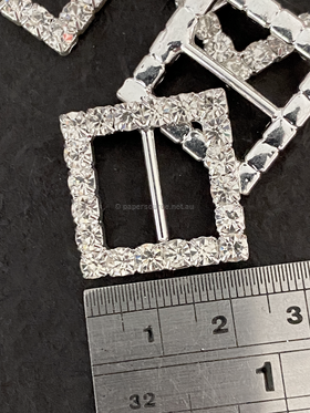 Diamante Large Square Buckle with Premium A Grade stones for maximum sparkle | PaperSource