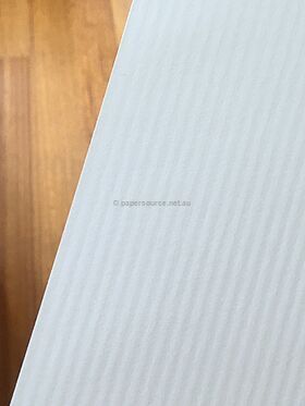 Classic Riblaid Ice White Matte, Textured Laser Printable A4 150gsm Paper | PaperSource