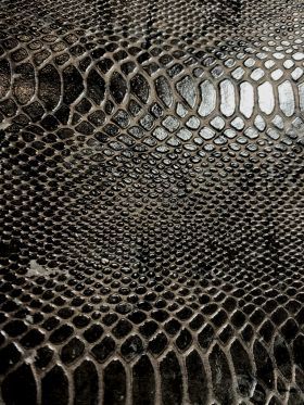 Leather Python Batik Charcoal Embossed Faux Leather Handmade Recycled paper | PaperSource