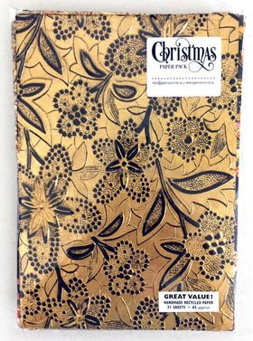 Colourific Christmas A5 pack of 31 sheets of handmade, recycled paper