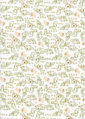 Patterned | Baby Dinosaurs Designer pattern on Stardream Pearlescent Crystal 120gsm paper | PaperSource