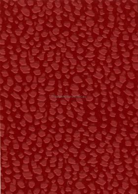 Leather Cheetah Red Bright Embossed Faux Leather Handmade Recycled paper | PaperSource
