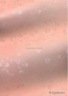 Chiffon Blossom | Baby Pink Chiffon with Baby Pink Screen Print-curled | PaperSource