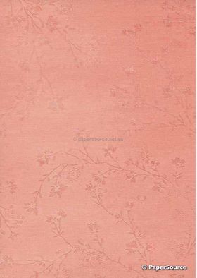 Chiffon Print | Blossom Baby Pink Chiffon with Baby Pink Small Floral Print, A4 | PaperSource