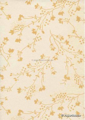 Chiffon Blossom | Pearl Chiffon with Amberl Screen Print | PaperSource
