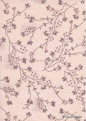 Chiffon Blossom | Pink Chiffon with Ruby Screen Print | PaperSource