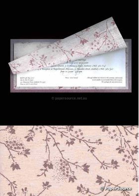 Chiffon Blossom | Pink Chiffon with Ruby Screen Print-invitation-idea | PaperSource