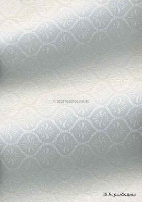 Chiffon Print | Arabesque Chiffon with Glitter Floral Print, A4 - curled | PaperSource Chiffon Print | Arabesque Chiffon with Glitter Floral Print, A4 - curled | PaperSource