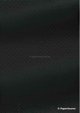 Precious Metal | Bead Black with Black Raised Pattern on Chiffon A4 | PaperSource