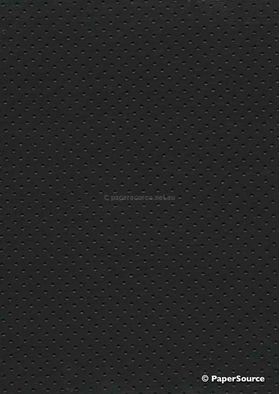 Precious Metal | Bead Black with Black Raised Pattern on Chiffon A4 | PaperSource