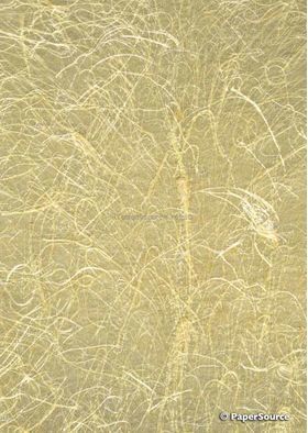 Silk Exotic | Beige Long Silk fibre 60gsm paper. Handmade Recycled A4 Paper | PaperSource