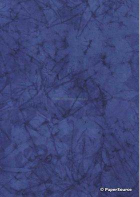 Batik Plain - Royal Blue 120gsm Handmade Recycled Paper | PaperSource