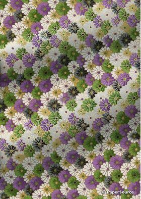 Chiyogami Yuzen Floral F56 Small Sheet | PaperSource