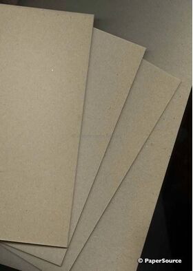 Boxboard Chipboard Natural Brown 100% Recycled Matte Smooth Surface 1050gsm 1.8mm thick A4 Card | PaperSource
