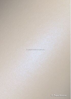 Curious Virtual Pearl Ivory Metallic 240gsm card | PaperSource