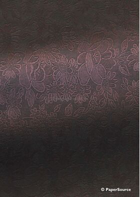 Embossed Classic Rose | Port Wine Pearlescent A4 120gsm paper-curled | PaperSource Embossed Classic Rose | Port Wine Pearlescent A4 120gsm paper-curled | PaperSource