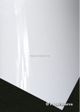 Mirror Gloss Off White A4 Full Gloss, 1 sided, 250gsm Card | PaperSource