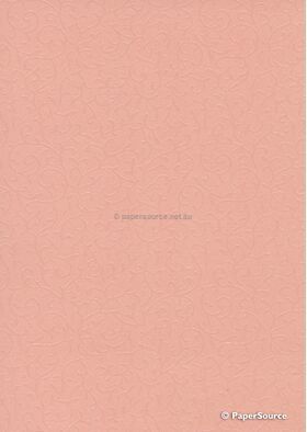 Embossed Rococo Pink Pearlescent A4 120gsm paper | PaperSource