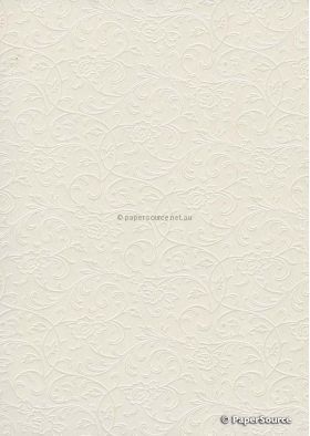 Embossed Espalier Quartz 2-sided Pearlescent A4 handmade, recycled paper | PaperSource