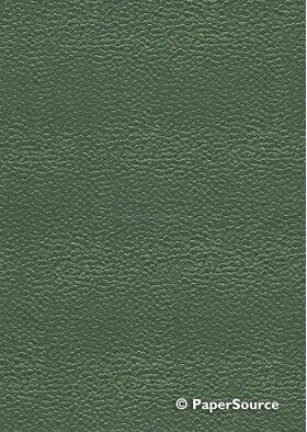 Embossed Pebble Forest Green Pearlescent A4 Mill recycled paper | PaperSource