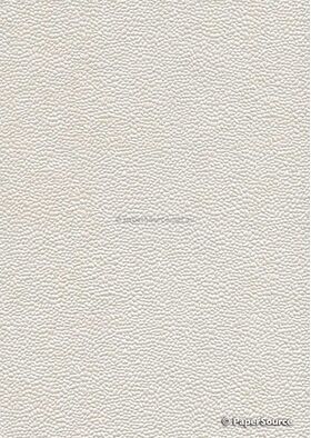 Embossed River Pebble Crystal Pearlescent A4 handmade recycled paper | PaperSource