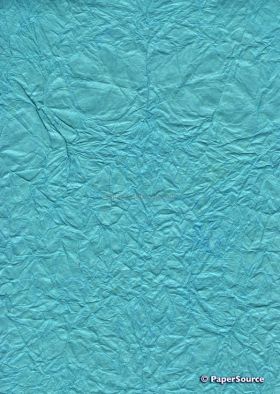 Crush | Aqua Blue Metallic Handmade, Recycled 1-sided paper | PaperSource