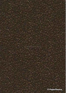 Embossed Pebble Bronze Brown Pearlescent A4 handmade recycled paper