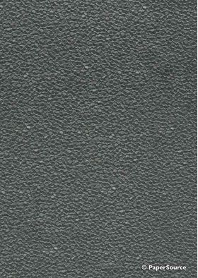 Embossed | Pebble Charcoal Grey Pearlescent A4 handmade recycled paper | PaperSource