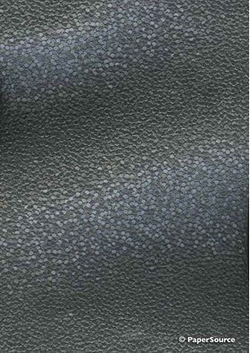 Embossed | Pebble Charcoal Grey Pearlescent A4 handmade recycled paper | PaperSource