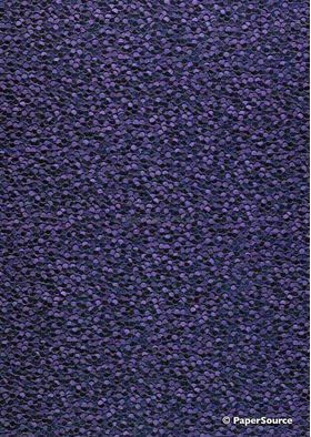Embossed Pebble Violet Purple Pearlescent, 2 sided colour, A4 handmade paper