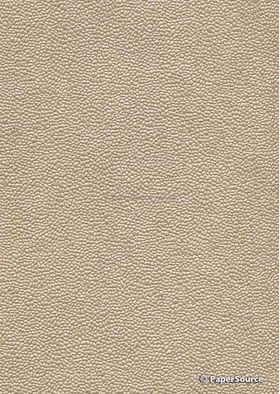 Embossed River Pebble Champagne Pearlescent A4 handmade recycled paper | PaperSource