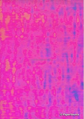 Patterned | Tie Dye Designer paper Hot Pink iridescent which changes colour depending on light direction, 90gsm paper | PaperSource
