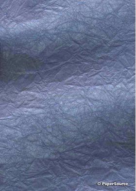 Crush | Medium Blue Metallic Handmade, Recycled 1-sided paper | PaperSource