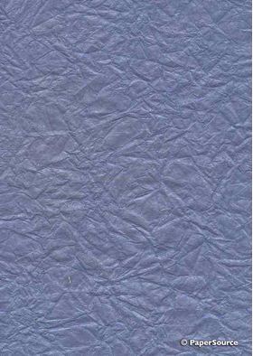 Crush | Medium Blue Metallic Handmade, Recycled 1-sided paper | PaperSource