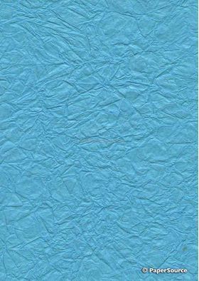 Crush | Sky Blue Metallic Handmade, Recycled 1-sided A4 paper | PaperSource