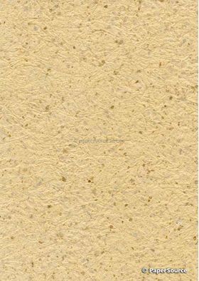 Mica Natural Mica Flakes on Almond Crush Matte A4 handmade recycled paper | PaperSource