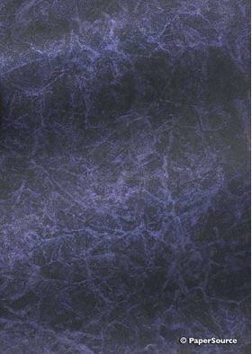 Batik Metallic - Black with Purple 120gsm Handmade Recycled Paper | PaperSource