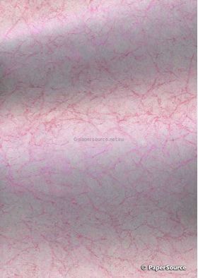 Batik Metallic - Light Pink with Silver 120gsm Handmade Recycled Paper | PaperSource