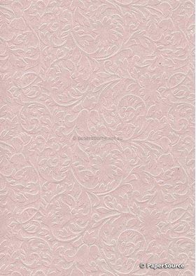 Embossed Baby Pink Brocade