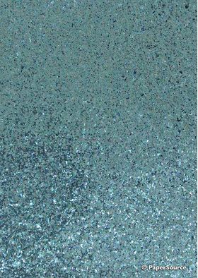 Glitter Aquamarine Coarse C07 A4 specialty paper | PaperSource